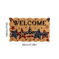 thumbnail image 3 of Independence Day Patriotic Carpet Area Rug for Home Living Room Bedroom Entryway Non Floor Mat Washable, 3 of 4