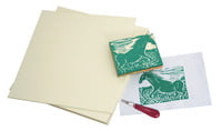Jack Richeson Unmounted Easy-to-Cut Linoleum 5 in PACK OF 4 x 7 in. 