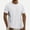 White, variant on Summer T-Shirt for Men Comfortable Cool Ice Silk Tops Quick Dry Thin Style Short Sleeves Tee Loose Casual Crew Neck Tops