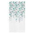 thumbnail image 2 of Teal Grey Floral White Kitchen Towel Cleaning Cloth Microfiber Soft Household Super Absorbent Dish Washing Cloth, 2 of 6