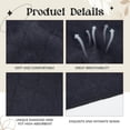 thumbnail image 6 of 10 Pcs 100% Cotton Bra Liners for Boob Sweat, 18-Inch 3-Layer Under Bra Sweat Pads, Washable Absorbent Anti-Chafing Underwire Liners for Women, M Black, 6 of 7