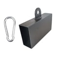 thumbnail image 2 of S SERENABLE Pinch Block Equipment Iron with Buckle for Weight Lifting Back Rows Climbing Square 4 cmx8 cm, 2 of 9