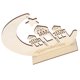 thumbnail image 4 of Colgante de madera para mezquita, Luna, estrella, Ramadán, adorno de madera, suministros para fiestas, decoraciones, 4 of 5