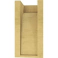 thumbnail image 4 of 5"W x 5"D x 10"H Wide Huntington Rough Cedar Woodgrain TimberThane Corbel, Primed Tan, 4 of 6