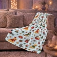 thumbnail image 6 of Cheerful Pets Festive Winter Wear Christmas Holiday, Festive Holiday Scene, Warm Flannel Blanket for Living Room and Bedroom, Animal Lovers Christmas Gift, Festive Home Decor, 6 of 9