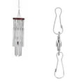 thumbnail image 1 of 20pcs Windsock Clips Stainless Steel 360 Degree Rotation Dual Clip Bird Feeders Solar Lights Flags Wind Spinners StableStrong Weight Bearing Capacity, 1 of 7