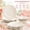 Creamy, variant on 12-Piece White Beaded Melamine Dinnerware Set – Chip-Resistant Plates & Bowls, Farmhouse Style Includes 4 Dinner, 4 Salad, 4 Bowls – Perfect for RV, Cabin & Everyday Use