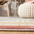 thumbnail image 4 of SAFAVIEH Orwell Dusko Abstract Area Rug, Blue/Yellow, 6'7" x 6'7" Square, 4 of 8