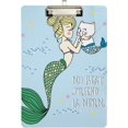 thumbnail image 2 of ZHANZZK Mermaid Mermaid Cat Clipboard Hardboard Wood Nursing Clip Board and Pull for Standard A4 Letter 13x9 inches, 2 of 8