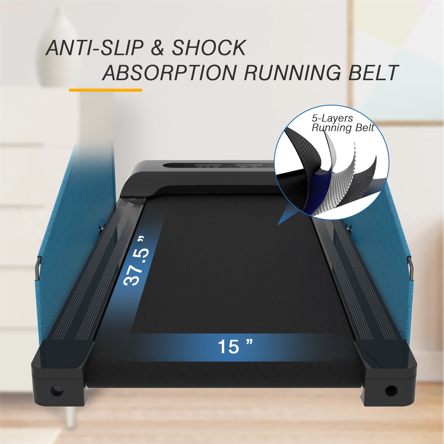 Pefilos 51" Dog Treadmill, Dog Pacer Treadmill for Healthy for Small and Medium Dogs, Indoor Training Treadmill, Run Walk for Dog, Blue Pefilos 51" Dog Treadmill, Dog Pacer Treadmill for Healthy for Small and Medium Dogs, Indoor Training Treadmill, Run Walk for Dog, Blue