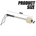 thumbnail image 6 of 2pcs Bass Drum Mallet Drum Stick With Wool Felt Head Percussion Accessory,Snare Drum Drum Hammer, 6 of 6