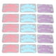 thumbnail image 1 of 15 pares de almohadillas de silicona reutilizables con forma de nube para extensiones de pestañas debajo de los ojos, color rosa, azul y morado., 1 of 14