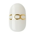 thumbnail image 5 of Impress Design Press On Nails , No Glue Needed, White, Short Length, Oval Shape, 30 Ct., 5 of 8
