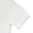 thumbnail image 5 of Dpytoraw Solid Color Imitation Linen Knitted Joint Breathable Men Casual Loose Comfortable Trendy Button Open Neck Short Sleeved T Shirt Oversized T-Shirts Men White XXL, 5 of 5