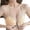 Beige, variant on Bras for Women Bra Seamless Front-Close Unlined Wireless for Full Bust French Cut Back Support Plus Size No Steel Ring Blue 75B
