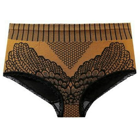

Monfince Women Seamless Panties Underwear Female High Waist Brief Hip Lift Underpanties Breathable Underpant Lace Lingerie Panty