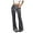 Grey, variant on ZANKLEY Women's Drawstring Waist Bell Bottom Velvet Pants Y2k Vintage Flare Leg Trousers