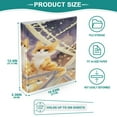 thumbnail image 5 of 3 Ring Binder 1.5 inch Round Rings with Interior Pockets Binders Organizer Office School 1Pack Three Cute Cats, 5 of 10