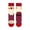 blue stripes santa c, variant on Winter Christmas Cartoon Print Socks Women Men Soft Cotton Blend Breathable Ankle Socks For Cold Weather Activity Gift