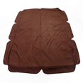 thumbnail image 2 of Waterproof Silver Coated Ox Cloth Canopy Cover for Outdoor Swing Chair, Garden and Balcony Use, Brown, 2 of 5