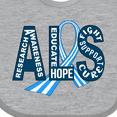 thumbnail image 4 of Inktastic ALS Awareness Ribbon Boys or Girls Baby Bib, 4 of 4