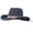 Navy, variant on Western Cowboy Riding Hat Wide Brim Belt Cap Men Women Baseball Style Khaki One Size