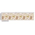 thumbnail image 2 of Ambesonne Persian Fabric by the Yard Upholstery, Floral Paisley Tulips, 1 Yard, White Chocolate Umber, 2 of 4