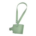 thumbnail image 2 of Botella de agua Correa de mano Eslinga Ajustable Retro PU Cuero Reutilizable Manga Vaso Portabebés para caminar Camping al aire libre Hombres Mujeres verde shamjiam correa portabotellas, 2 of 8