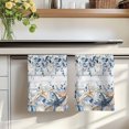 thumbnail image 7 of Blue Eucalyptus Coastal Kitchen Towels Set of 2, Beach Starfish Shell Nautical Retro Absorbent Dish Towels for Kitchen, Microfiber Hand Towel, Quick Drying Tea Towel for Cleaning Dishcloths, 7 of 7