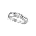 thumbnail image 2 of 10kt White Gold His Hers Round Diamond Solitaire Matching Wedding Set 1-5/8 Cttw, 2 of 3