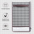 thumbnail image 6 of Hadanceo Large Capacity Quilt Storage Bag Houndstooth Pattern Visible Window Thickened Student Luggage Packing Moving Bag Dormitory Supplies, 6 of 7
