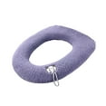 thumbnail image 2 of Hiroekza Toilet Seat Covers,Household Toilet Seat Cushion Universal Use Knitted Toilet Seat Cover Summer Season Washable Toilet Seat Cushion O Shape Clearance, 2 of 6