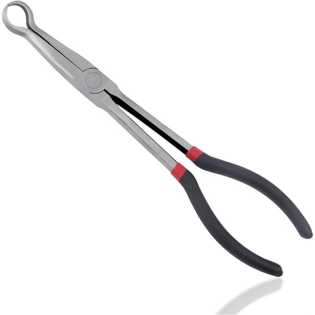 Spark Plug Removal Tool - High Grade O Ring Nose Spark Plug Pliers with Anti Slip Handle & 11" Extended Design - Car Essentials Spark Plug Boot Removal Tool