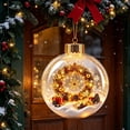 thumbnail image 5 of Fwttom 4" Christmas Ball Clear Light-up Hanging Christmas Tree Decorations Merry Christmas Story Scene Ornaments for Xmas Tree & Holiday Gifts, 5 of 7