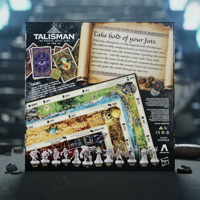 Talisman 5th Edition Board Game - Fantasy Adventure Game For 2-6 Players, Ages 12+, With 12 Miniatures