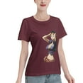 thumbnail image 2 of Women's Basic Short Sleeve T-Shirt One Piece Robin, 2 of 6