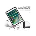 thumbnail image 3 of Waterproof Case for iPad 6th/5th Generation, iPad 9.7 Inch 2018 2017 Full Body Protection Shockproof Dustproof Cover with KickStand, Shoulder Strap Built in Screen Protector, 3 of 7