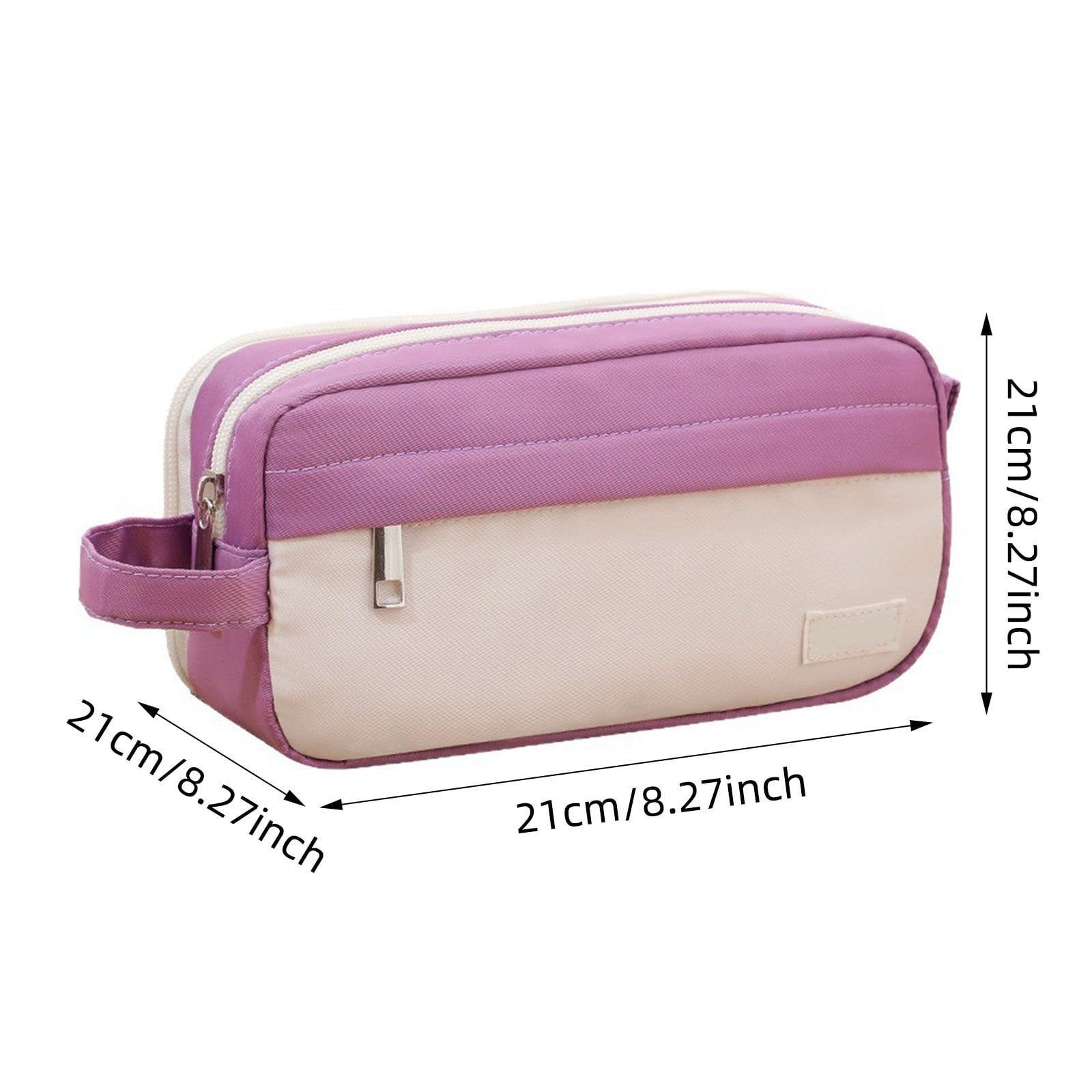 1-3PC High Capacity Pencil Case Large Capacity Pencil Pouch Big Pencil Bag Organizer Box Pen Case Portable Journaling Supplies with Easy Grip Handle for Office Home Travel