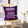 thumbnail image 5 of LALILO Throw Pillow Covers Retro Future Retro Neon Future Cushion Cover 18" x 18", 2 Pack, 5 of 6