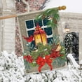 thumbnail image 3 of Warm Wishes Wreath Burlap Winter Christmas House Flag 40" x 28" SM-XLHN, 3 of 5