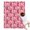 Pink Breast Cancer, variant on Pink Breast Cancer and Love Blanket,Comfortable Soft Flannel Throw Blanket,All Season,Warm Lightweight Blankets for Sofa Bed Couch Living Room Chair,30"x40"