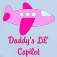 thumbnail image 2 of CafePress - Daddys Lil Copilot Body Suit - Baby Light Bodysuit, Size Newborn - 24 Months, 2 of 4