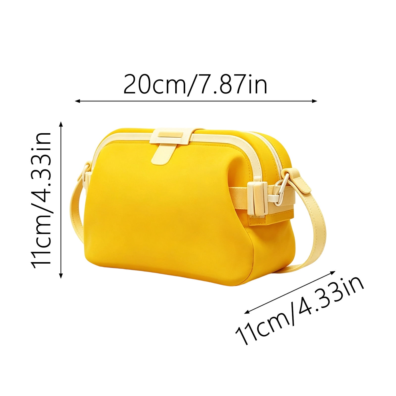 Huggea Bag, Women Summer Silicone Handbag, 67.63 fl oz Waterproof Foldable Crossbody Tote