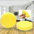 thumbnail image 5 of Microfiber Wax Applicator Pads, Car Wax Applicator, Buffing & Detail Polishing Foam Pads for Car Cleaning and Fine Polishing (4" Diameter, 4 Pack) - Yellow, 5 of 7