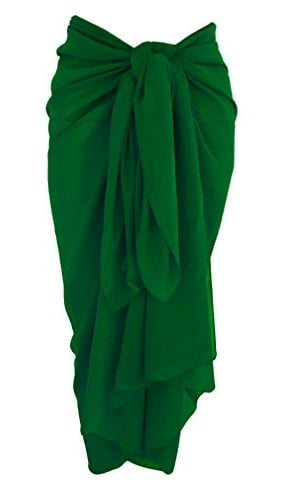 green cover up swim