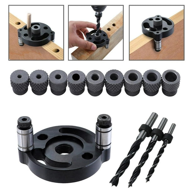 Self centering outlet drill bit guide