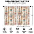 thumbnail image 2 of Blackout Kids Curtains,Ethnic - Style Colorful Feather Pattern Childrens Insulated Curtains Set Of 2,Bedroom Essentials,Toddler Room Decor 42x63in(106x160cm), 2 of 5