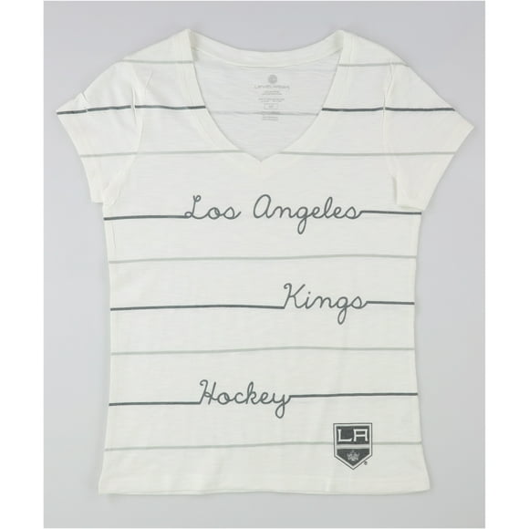 Level Wear T-Shirt Graphique de Hockey Los Angeles Kings pour Femme Blanc, Moyen
