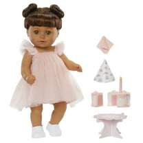 Baby Born Birthday Baby Doll Ava - Light Brown Eyes, Kids Ages 3