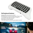 thumbnail image 4 of Controller Chatpad, Speaker Function Durable Controller Keyboard Compact 3.5mm Sound Headset Jack 47 Keys Easy To Install  for One for Series X, 4 of 7